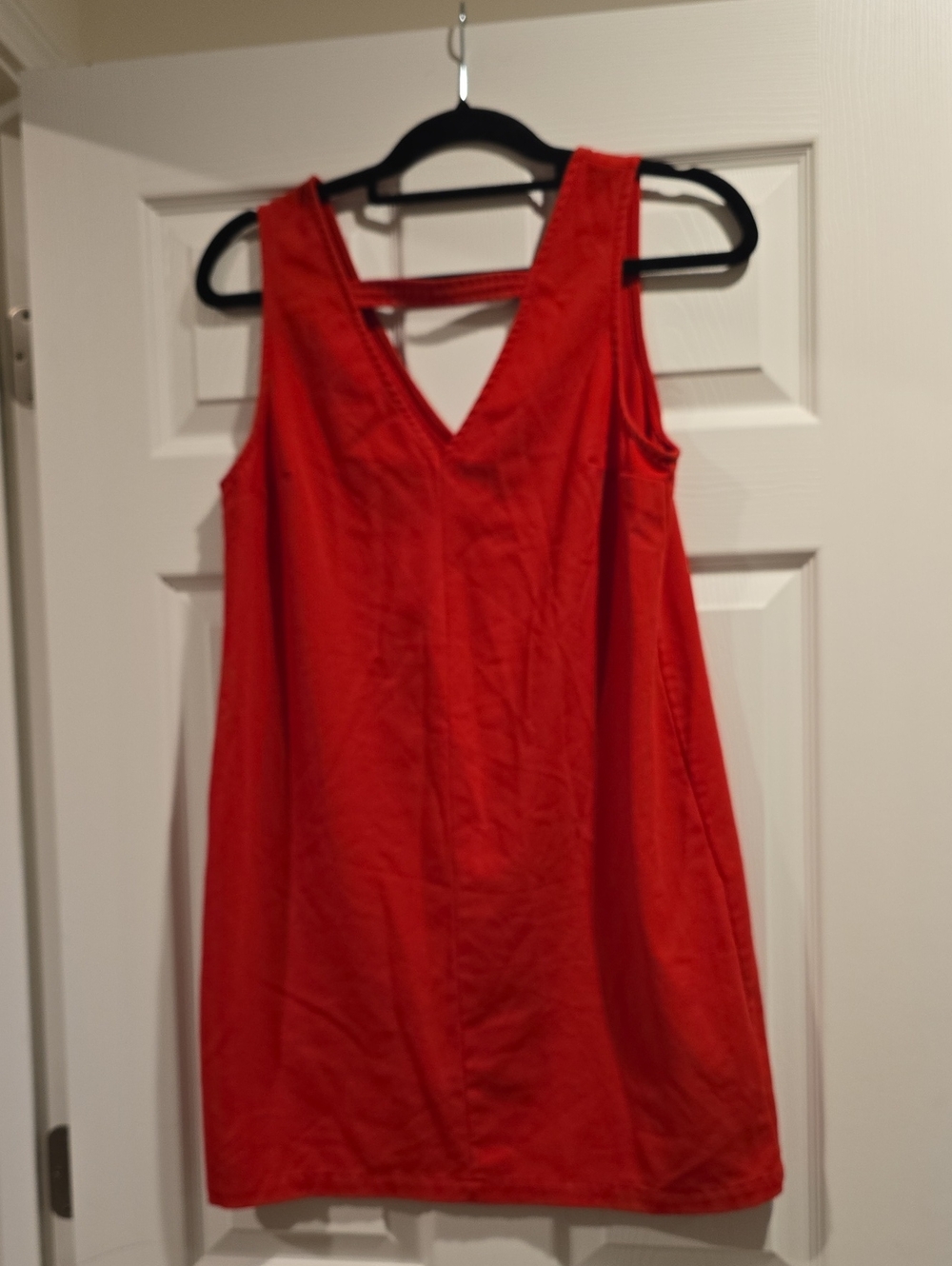 Abercrombie & Fitch Bright Red V-Neck Tank